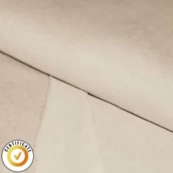 Organic French Terry Brushed Fabric Light Beige Organic French Terry Brushed Fabric Light Beige