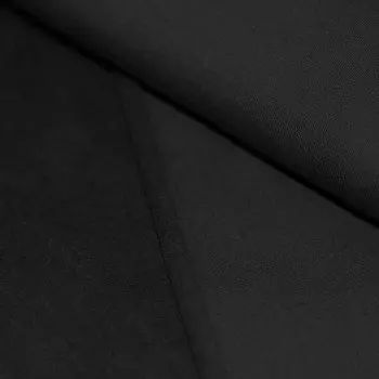 French Terry Dresówka Drapana Organiczna Czarny