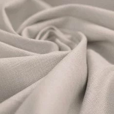 Stretch Leinenstoff Beige Grau
