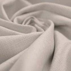 Stretch Linen Fabric Beige Grey