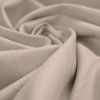 Stretch Linen Fabric Dark Beige