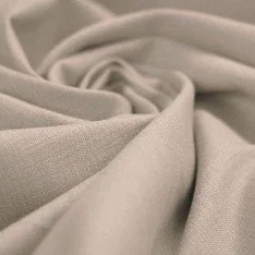 Hørstof Stretch Mørk Beige