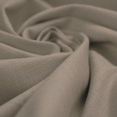 Stretch Linen Fabric Dark Beige