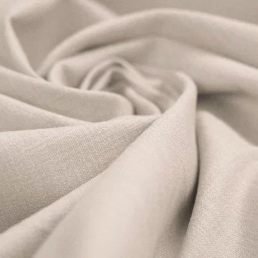 Stretch Linen Fabric Light Beige - (Fashion Fabrics)