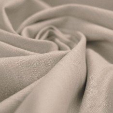 Stretch Linen Fabric Sand Beige