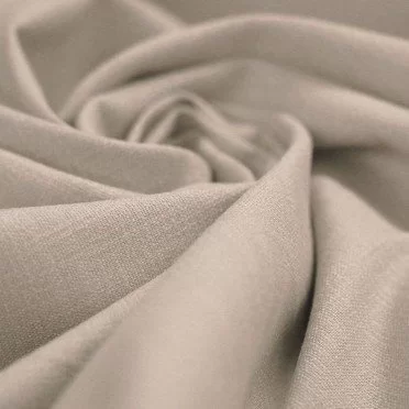 Tessuto Lino Elastica Sabbia Beige - (Tessuti Moda)
