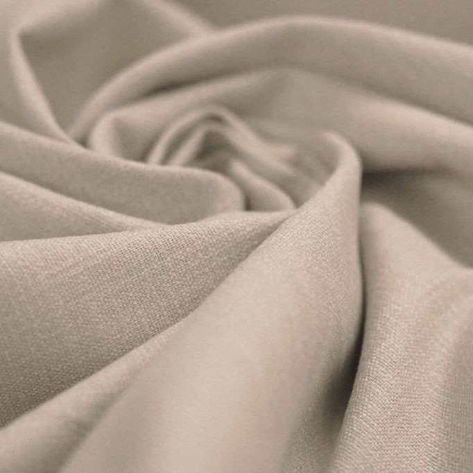 Stretch Linen Fabric Sand Beige - (Fashion Fabrics)
