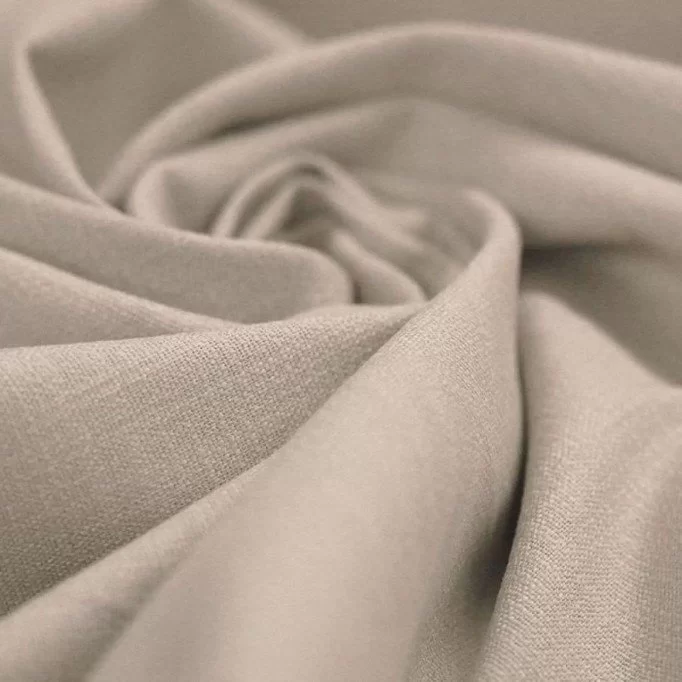 Stretch Leinenstoff Sand Beige - (Modestoffe)