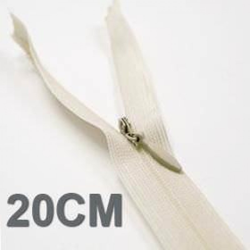 Cerniera Lampo YKK Invisibile 20 cm Cerniera Lampo YKK Invisibile 20 cm