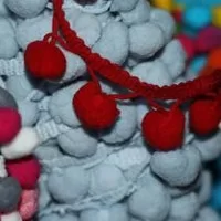 Pom Pom Trim Ribbons 15mm Big Pom Pom Trim Ribbons 15mm Big