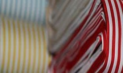 Tessuto Cotone Rigato