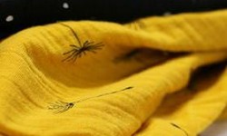 Tessuto Doppia Garza Di Cotone Stampato