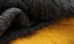Jacquard Strickstoffe Zopfmuster