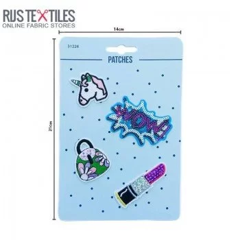 Applications à Repasser Emballage 4 Pièces - Rouge à Lèvres Applications à Repasser Emballage 4 Pièces - Rouge à Lèvres