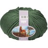 Merino Wool Knitting Yarn ISPE Needle Size 7 - 8 Dark Green