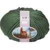Merino Wool Knitting Yarn ISPE Needle Size 7 - 8 Dark Green