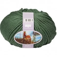Merino Wol ISPE Naalddikte 7 - 8 Donker Groen