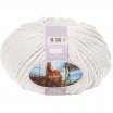 Merino Wool Knitting Yarn ISPE Needle Size 7 - 8 Ecru - (Baby Wool / Baby Yarn Needle Size 7 - 8)