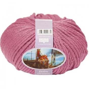 Fil De Laine 100% Mérinos ISPE Aiguilles 7 - 8 Vieux Rose Fil De Laine 100% Mérinos ISPE Aiguilles 7 - 8 Vieux Rose