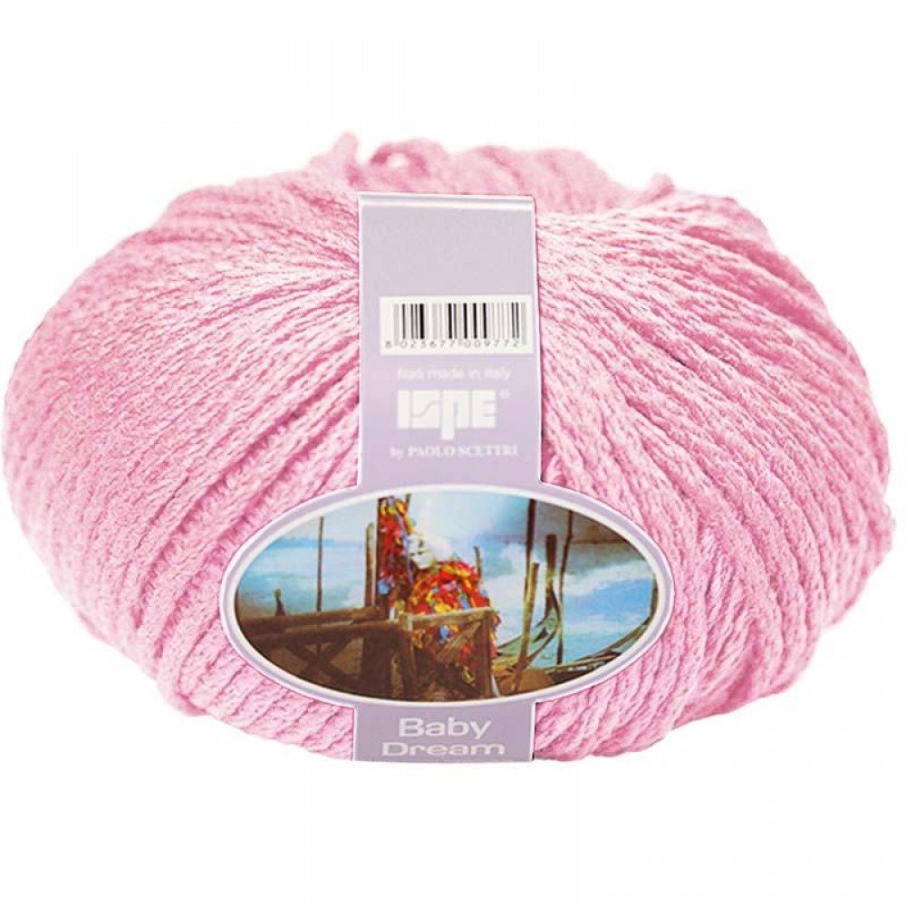 Merino Wool Knitting Yarn ISPE Needle Size 7 - 8 Pink