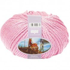 Fil De Laine 100% Mérinos ISPE Aiguilles 7 - 8 Rose