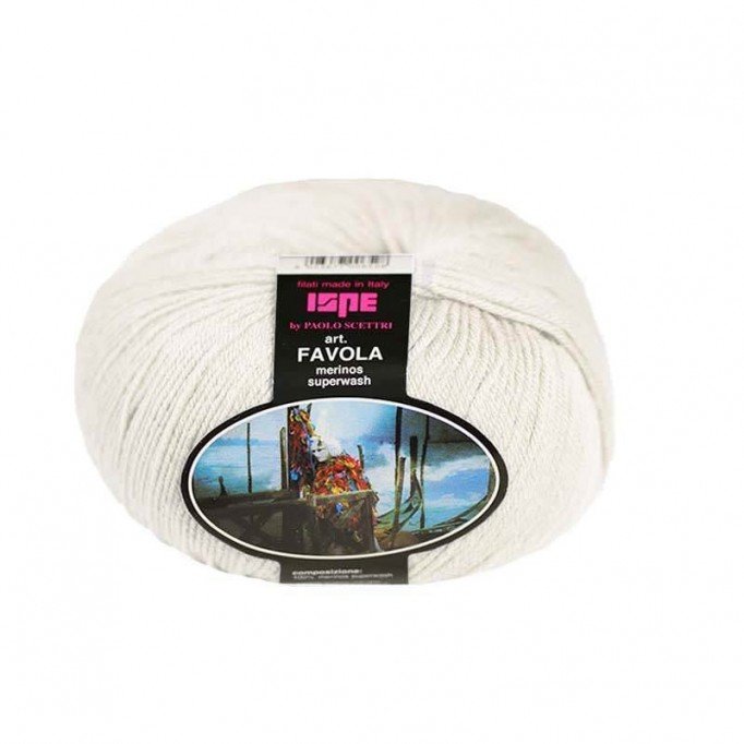 Baby Merino Superwash Knitting Yarn ISPE Needle Size 2 - 2,5 Ecru - (Baby Wool / Baby Yarn Needle Size 2 - 2,5)