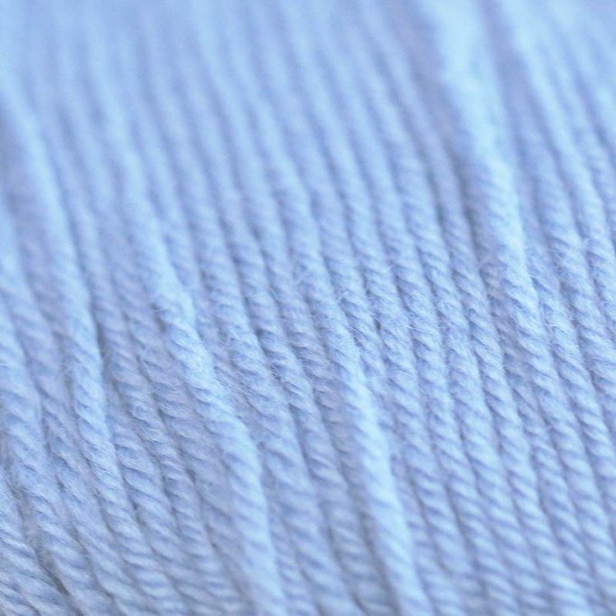 Baby Filato In Lana Merino ISPE Ago Spessore 2 - 2,5 Blu Chairo  - (Lana Per Neonati / Filati Per Neonati Ago Spessore 2 - 2,5)