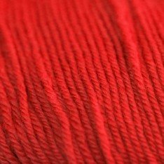 Baby Filato In Lana Merino ISPE Ago Spessore 2 - 2,5 Rosso
