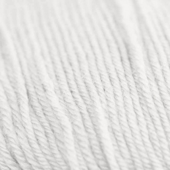 Baby Merino Superwash Knitting Yarn ISPE Needle Size 2 - 2,5 Woolwhite - (Baby Wool / Baby Yarn Needle Size 2 - 2,5)