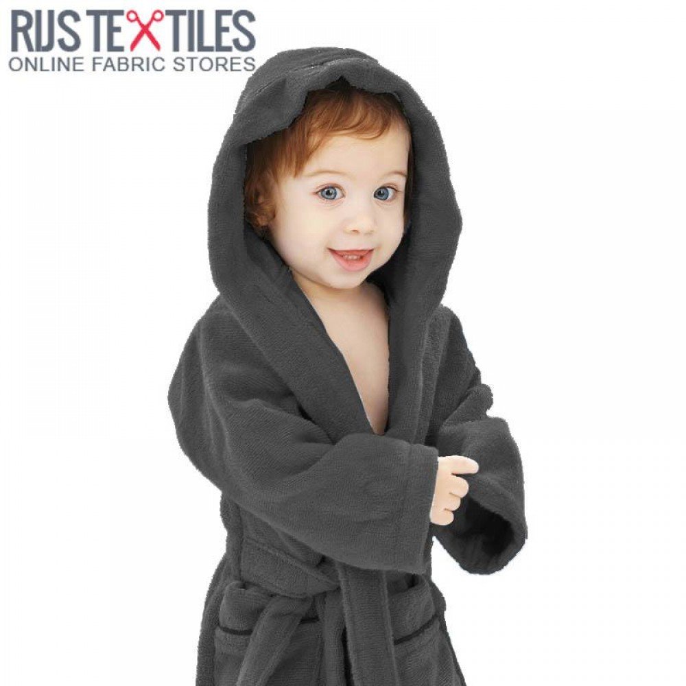 Terry Fabric Dark Grey - Soft & Absorbent Cotton Terry Fabric Dark Grey - (Terry Fabric Cotton )