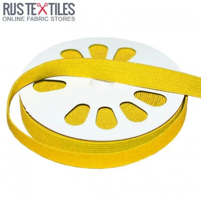 Bandelastiek 15mm Geel - (Banden En Linten)