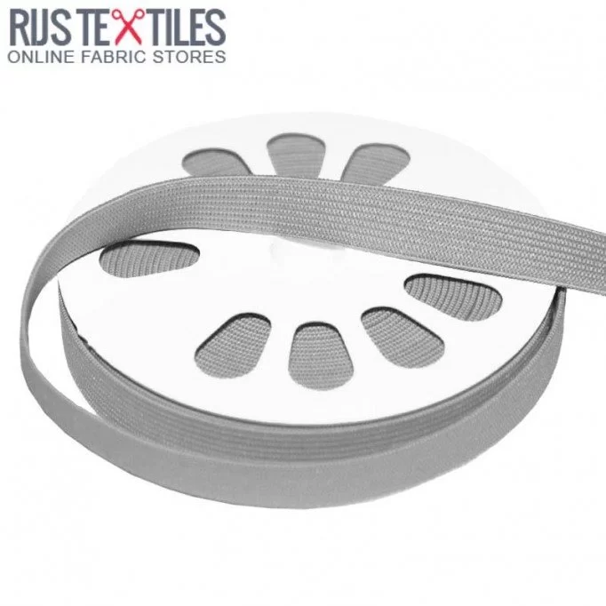 Nastro Elastico 15mm Grigio Chiaro - (Nastri)