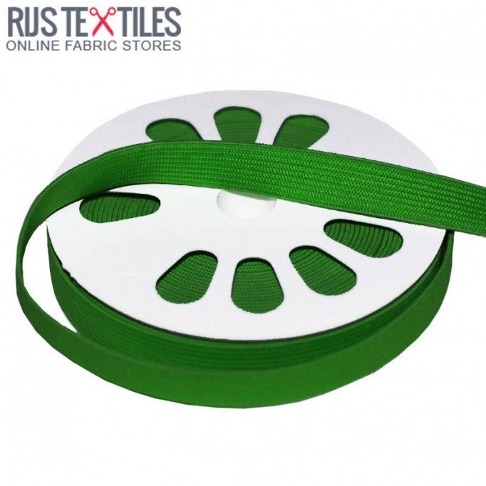 Bande Caoutchouc 15mm Herbe Verte - (Rubans)