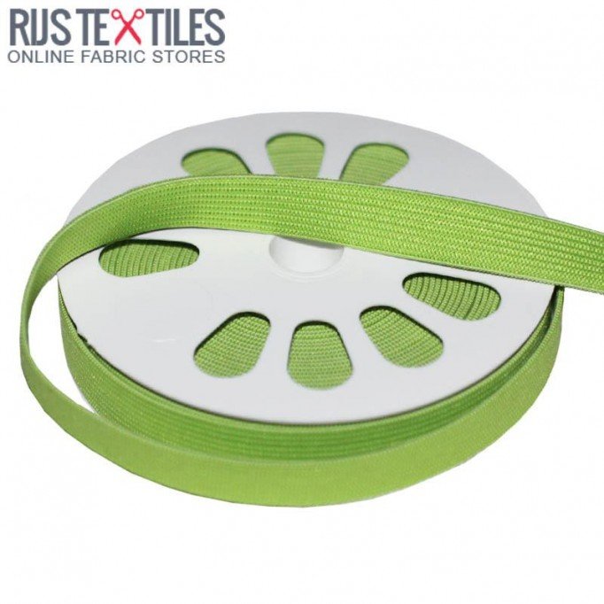 Bande Caoutchouc 15mm Lime - (Rubans)