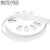 Bandelastiek 15mm Wit