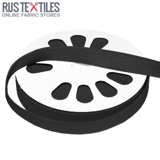 Nastro Elastico 15mm Nero - (Nastri)