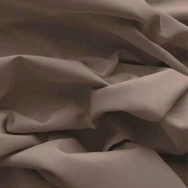 Bomuld Poplin Stof Taupe - (Bomuld Poplin Stof)