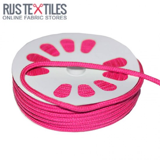 Baumwollkordel Fuchsia 3mm (Meterware) Baumwollkordel Fuchsia 3mm (Meterware)