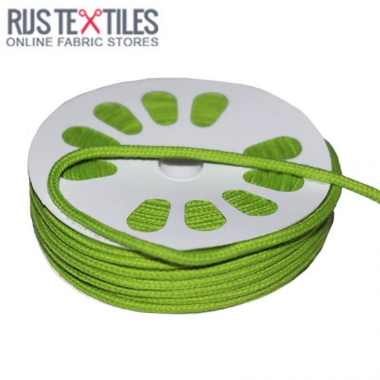Cotton Cord Lime 3mm (Per Meter) Cotton Cord Lime 3mm (Per Meter)