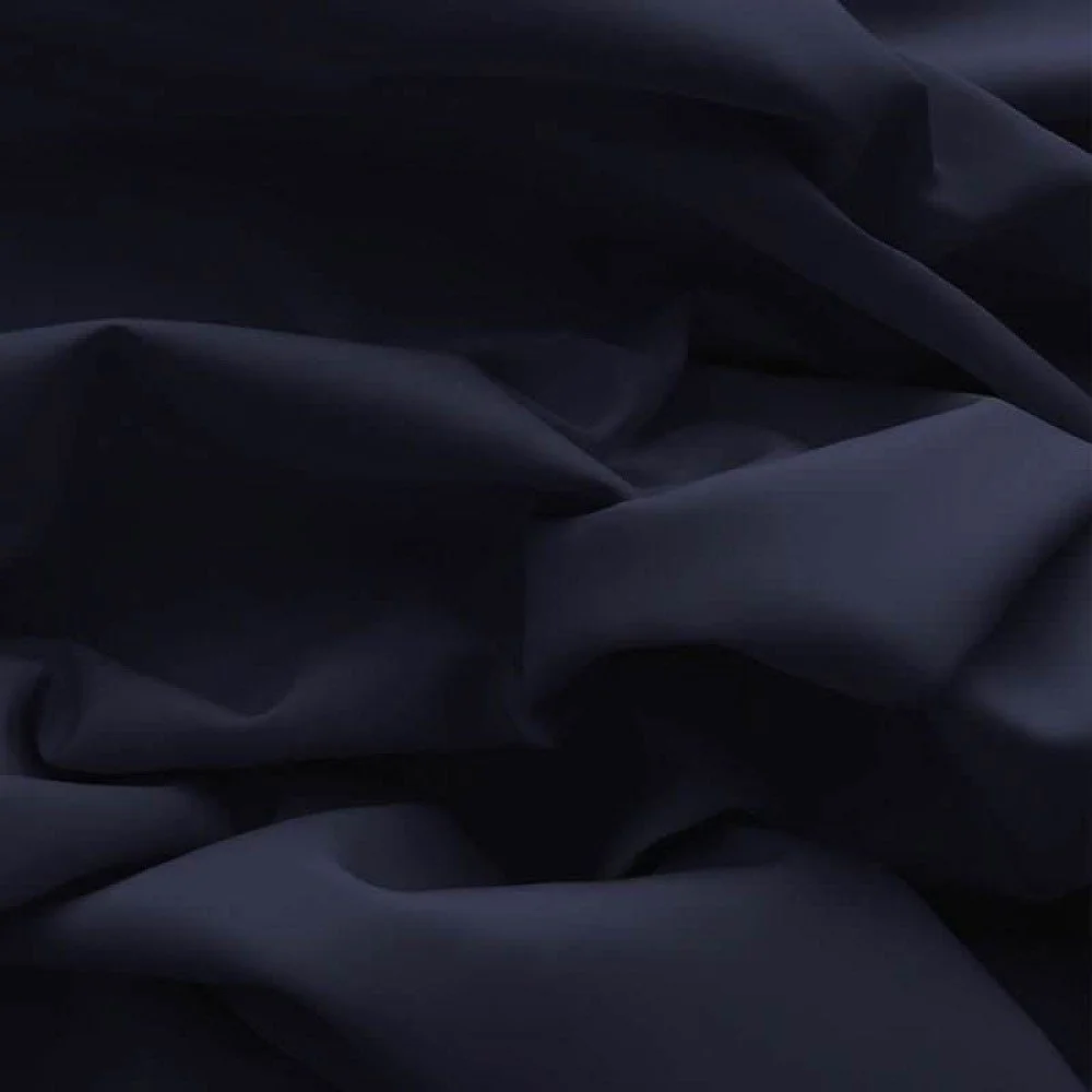 Poplin Cotton Fabric Navy