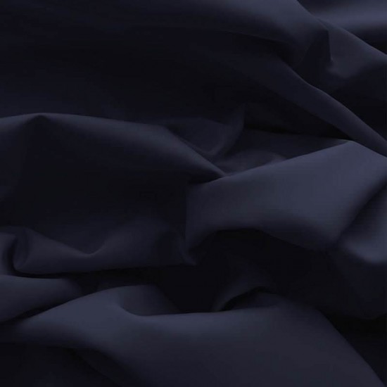 Poplin Cotton Fabric Navy Poplin Cotton Fabric Navy