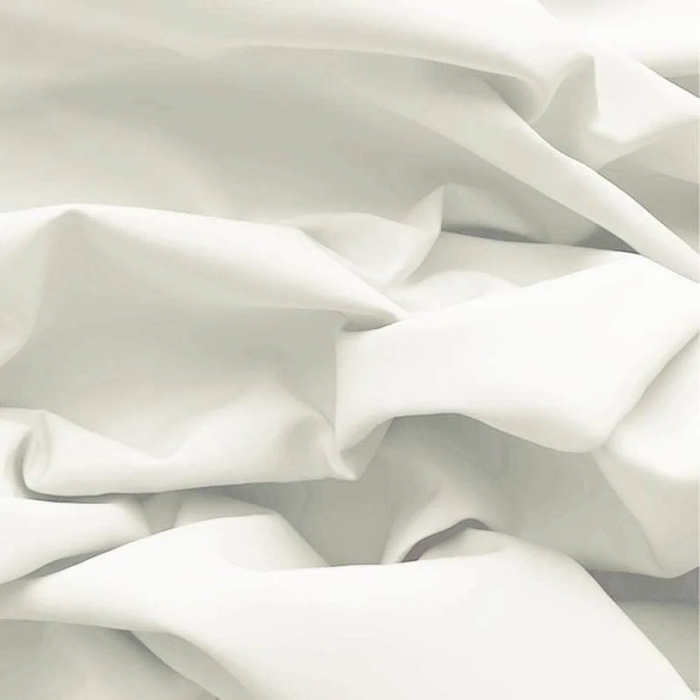 Poplin Cotton Fabric Ecru