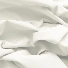 Bomuld Poplin Stof Råhvid Bomuld Poplin Stof Råhvid