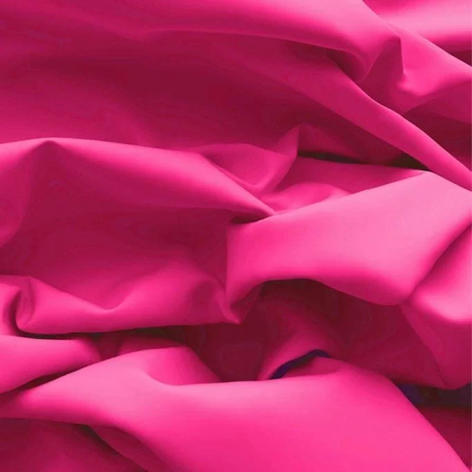 Bomuld Poplin Stof Fuchsia - (Bomuld Poplin Stof)
