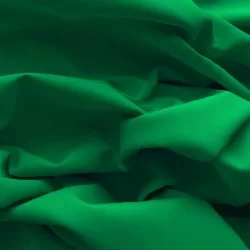 Katoenen Poplin Stof Grasgroen