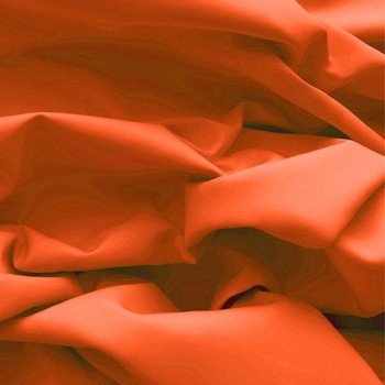 Bomuld Poplin Stof Orange 