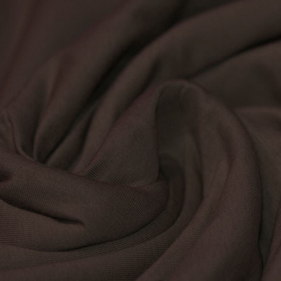 Cotton Jersey Knit Fabric Brown Cotton Jersey Knit Fabric Brown