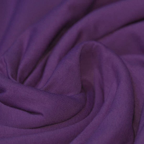 Tessuto Jersey Di Cotone Lycra Viola Tessuto Jersey Di Cotone Lycra Viola