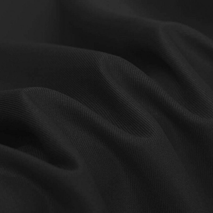 Tessuto Di Cotone Twill Nero - (Tessuto Twill Di Cotone)