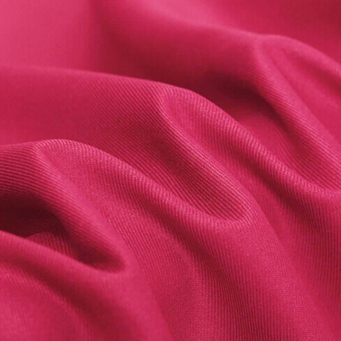 Baumwolle Köper Fuchsia - (Baumwolle Köper Stoffe)